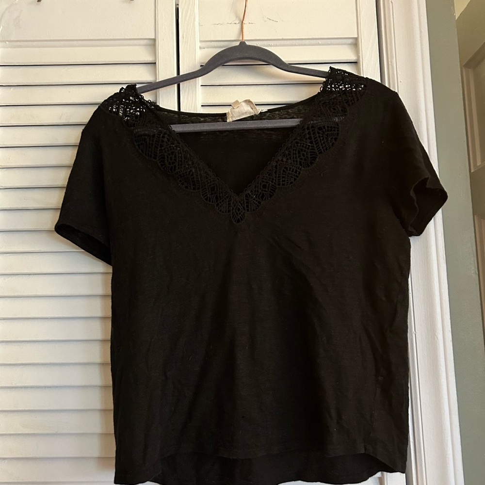 Sézane black tee - Size L